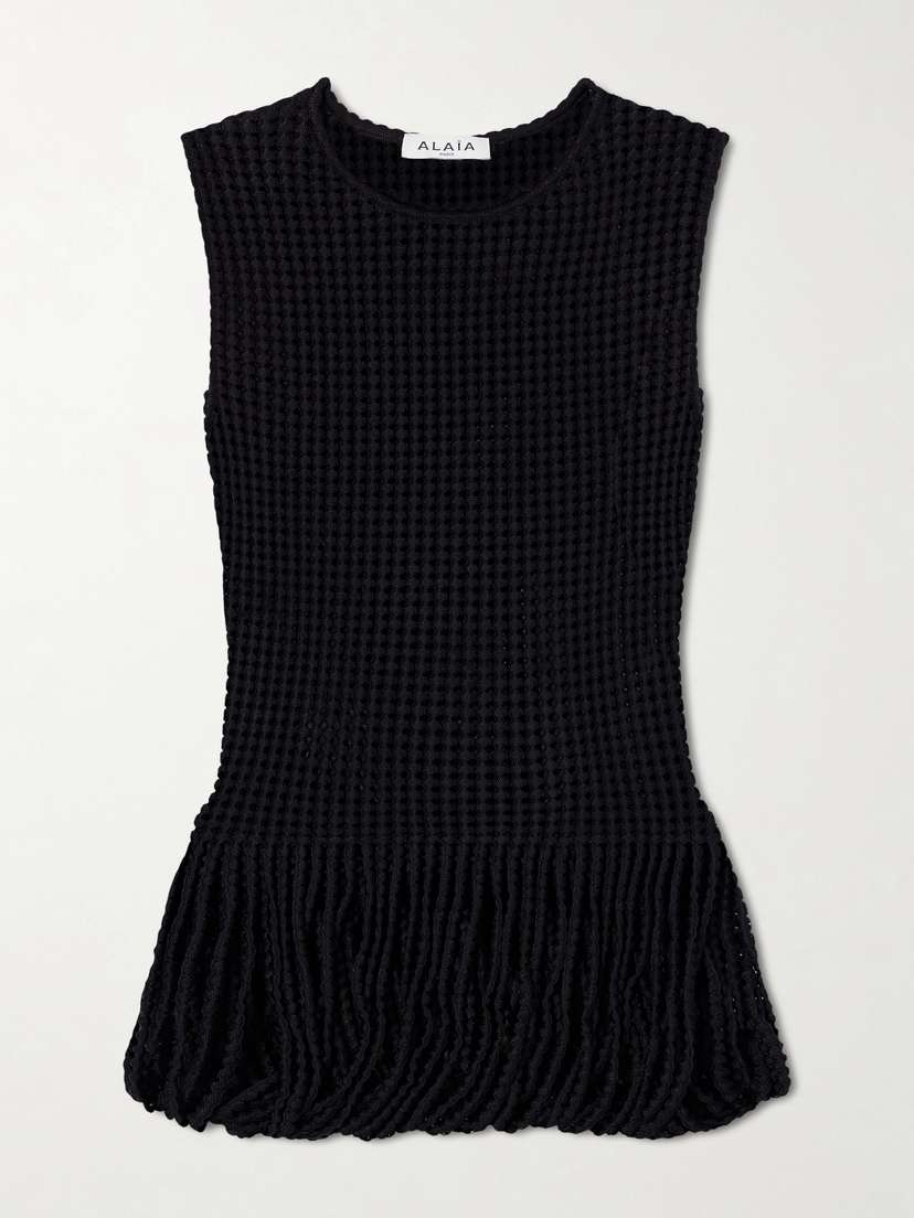 Alaïa Open-knit Top