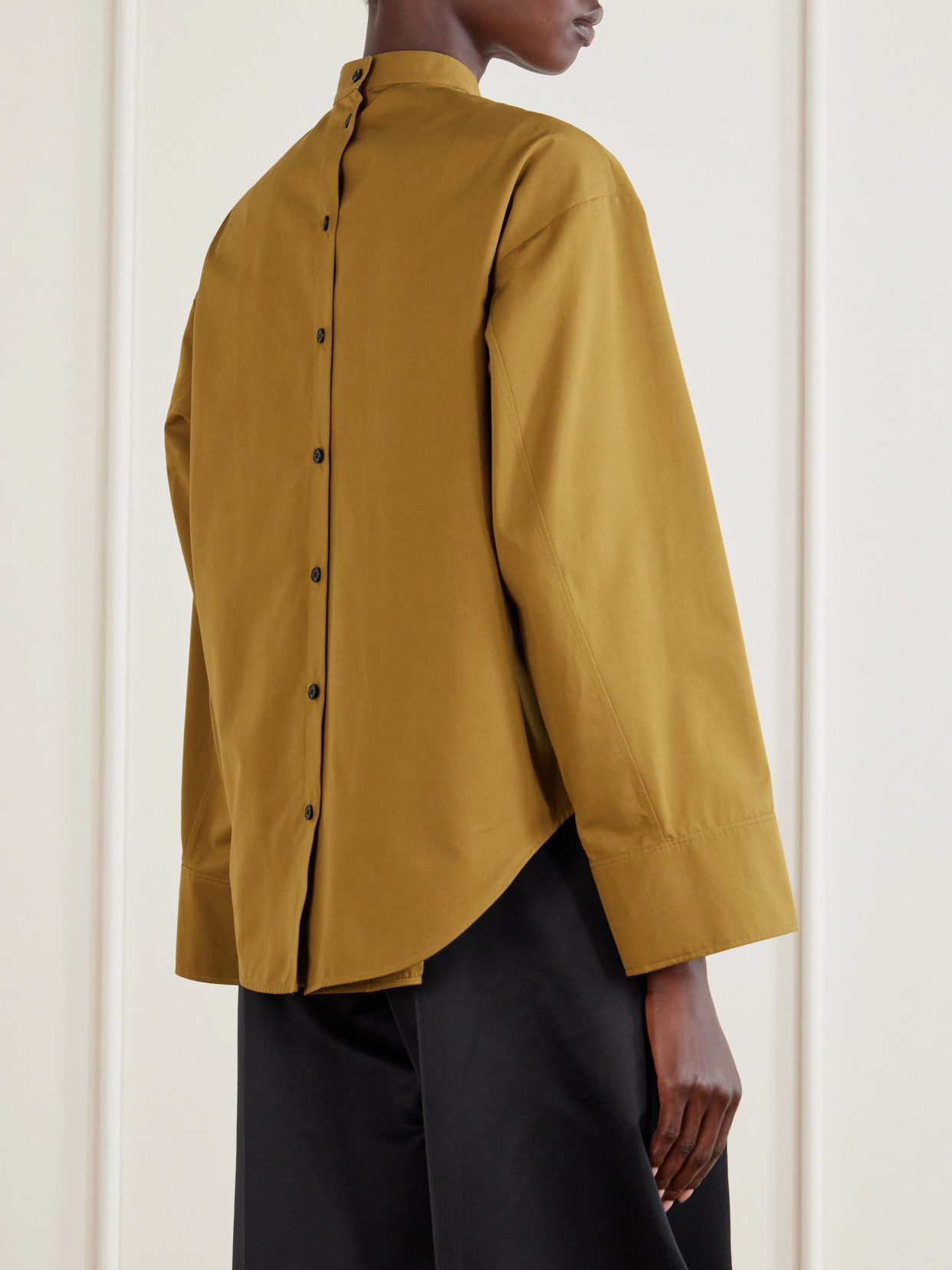 Alaïa - Oversized Cotton-Poplin Shirt
