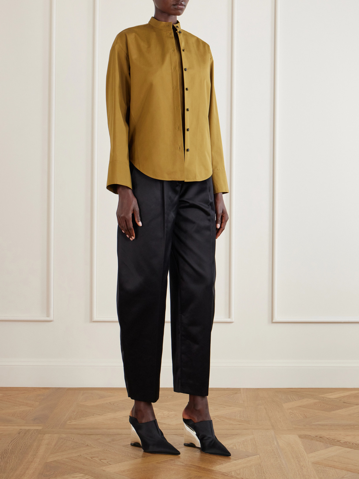 Alaïa - Oversized Cotton-Poplin Shirt