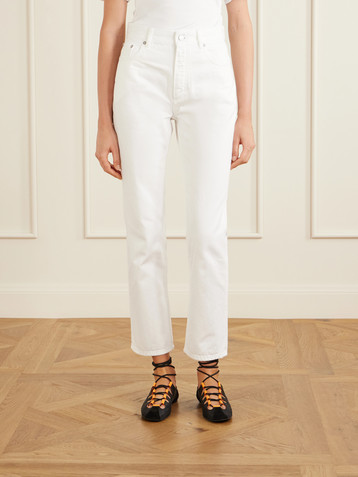 Alaïa High-rise slim-leg jeans