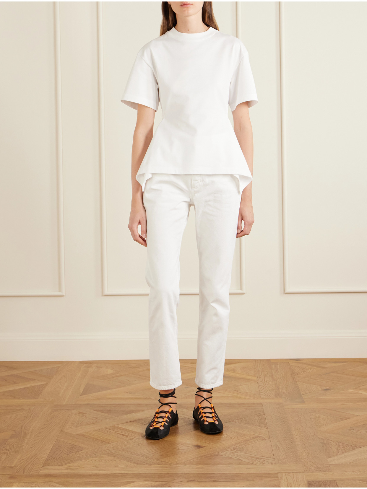 Alaïa - High-Rise Slim-Leg Jeans