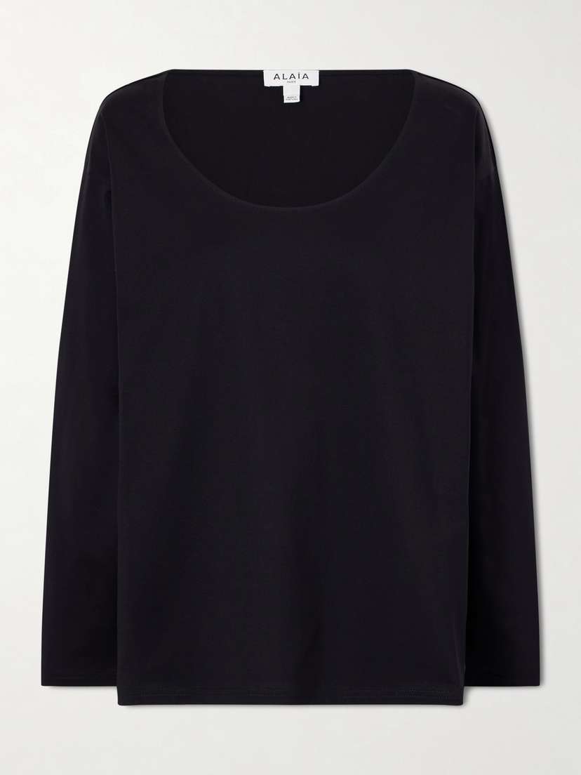 Alaïa Cotton-jersey T-shirt