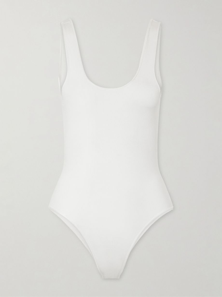 Silk-blend bodysuit