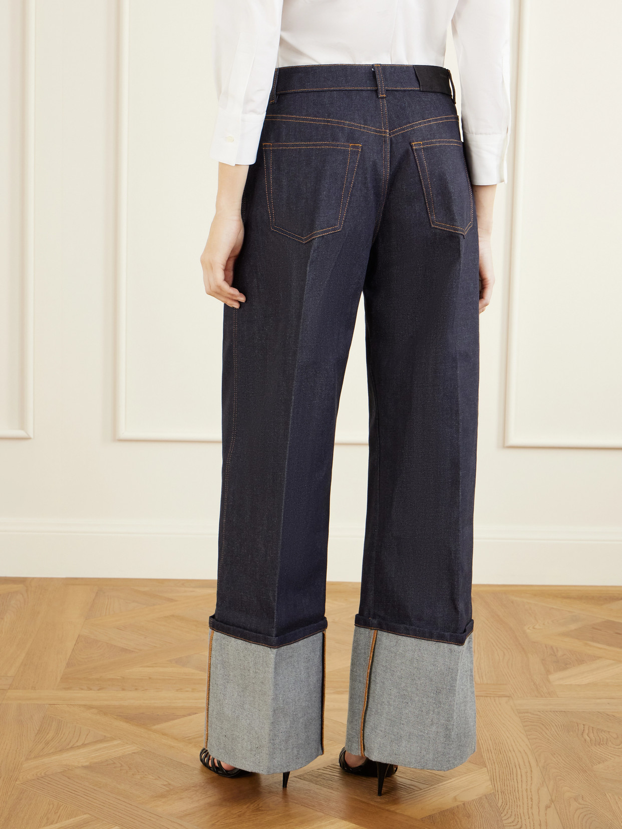 Creased Wide- Leg