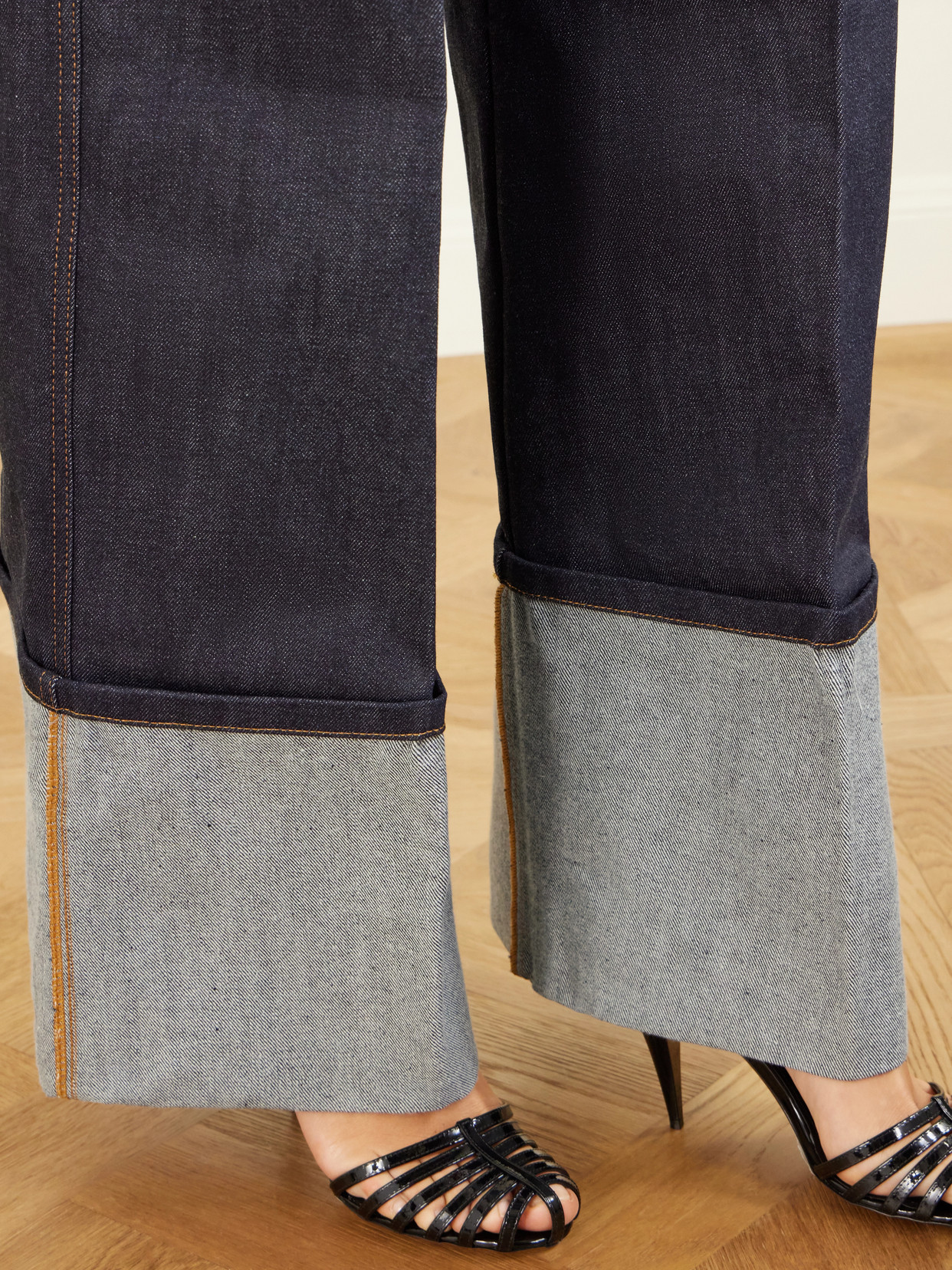 Creased Wide- Leg