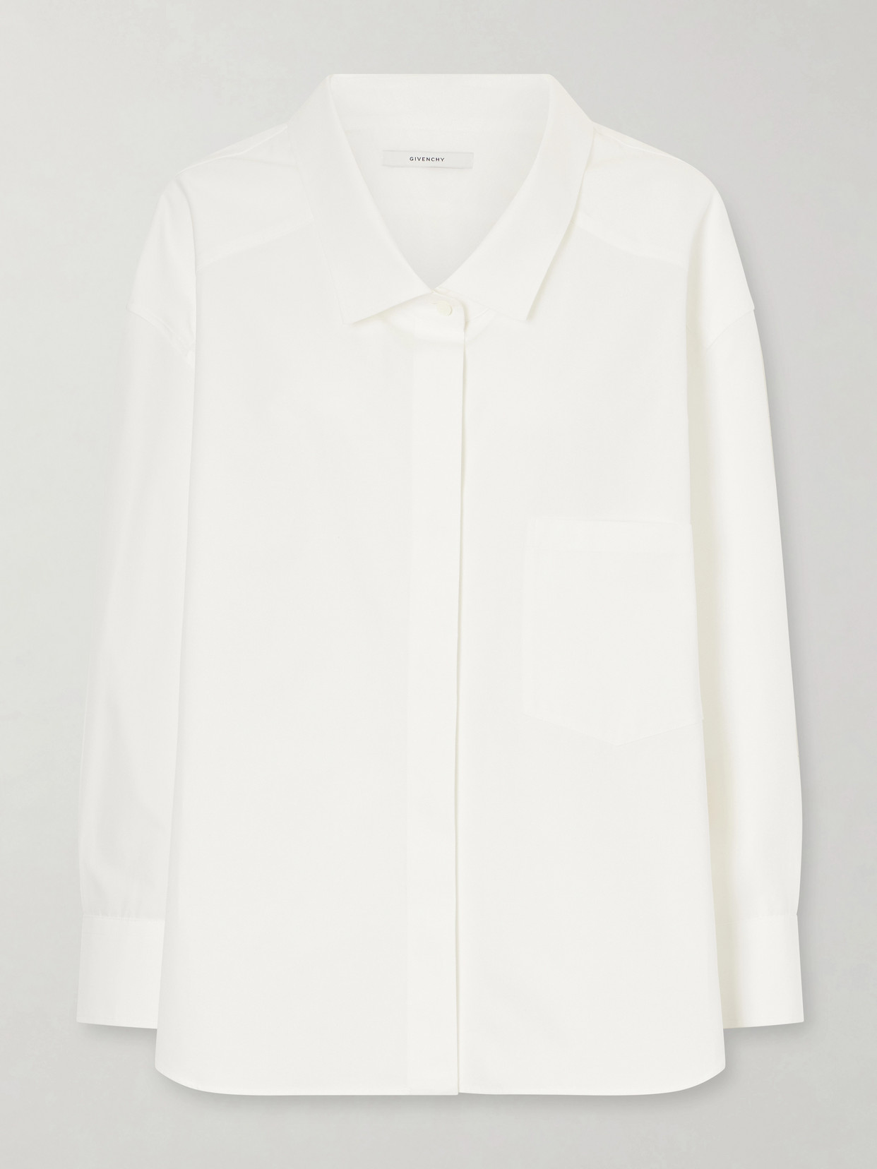 Givenchy Cotton-poplin Shirt In White
