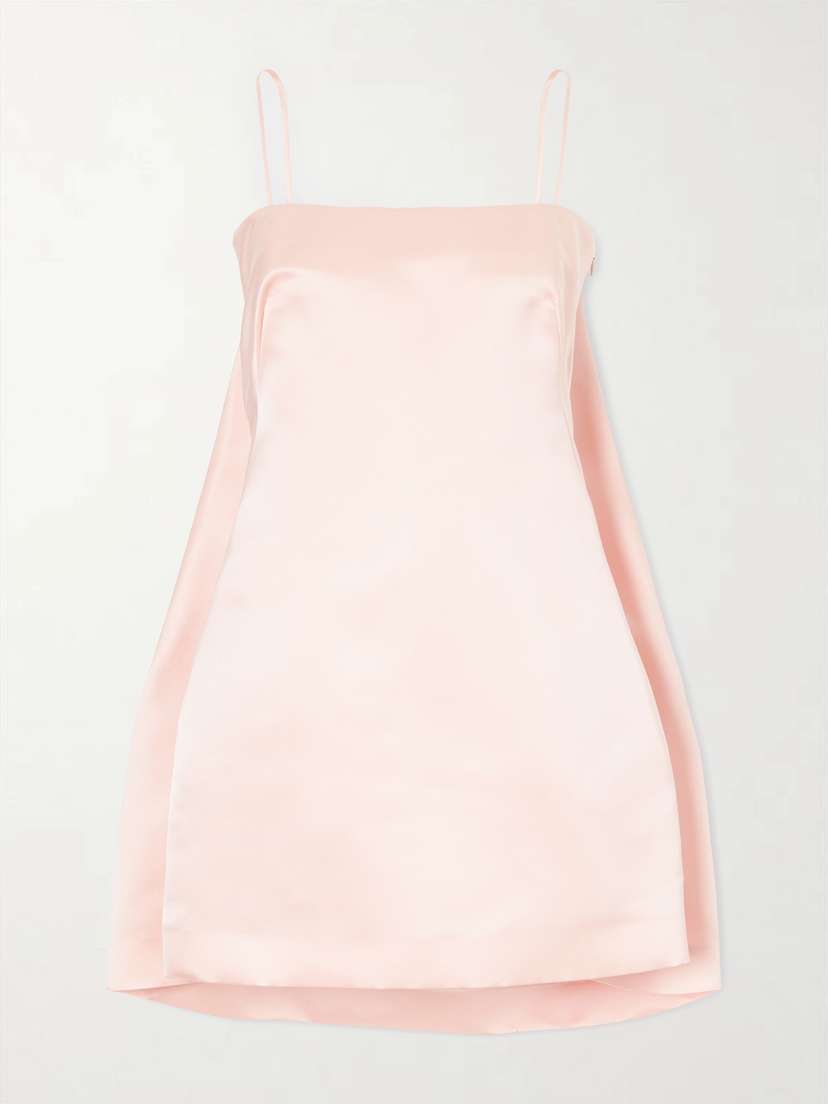 Givenchy Cape-effect Silk-satin Mini Dress
