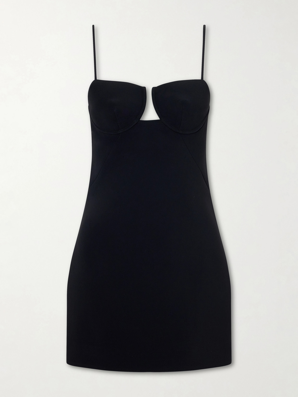Givenchy Crepe Mini Dress In Black