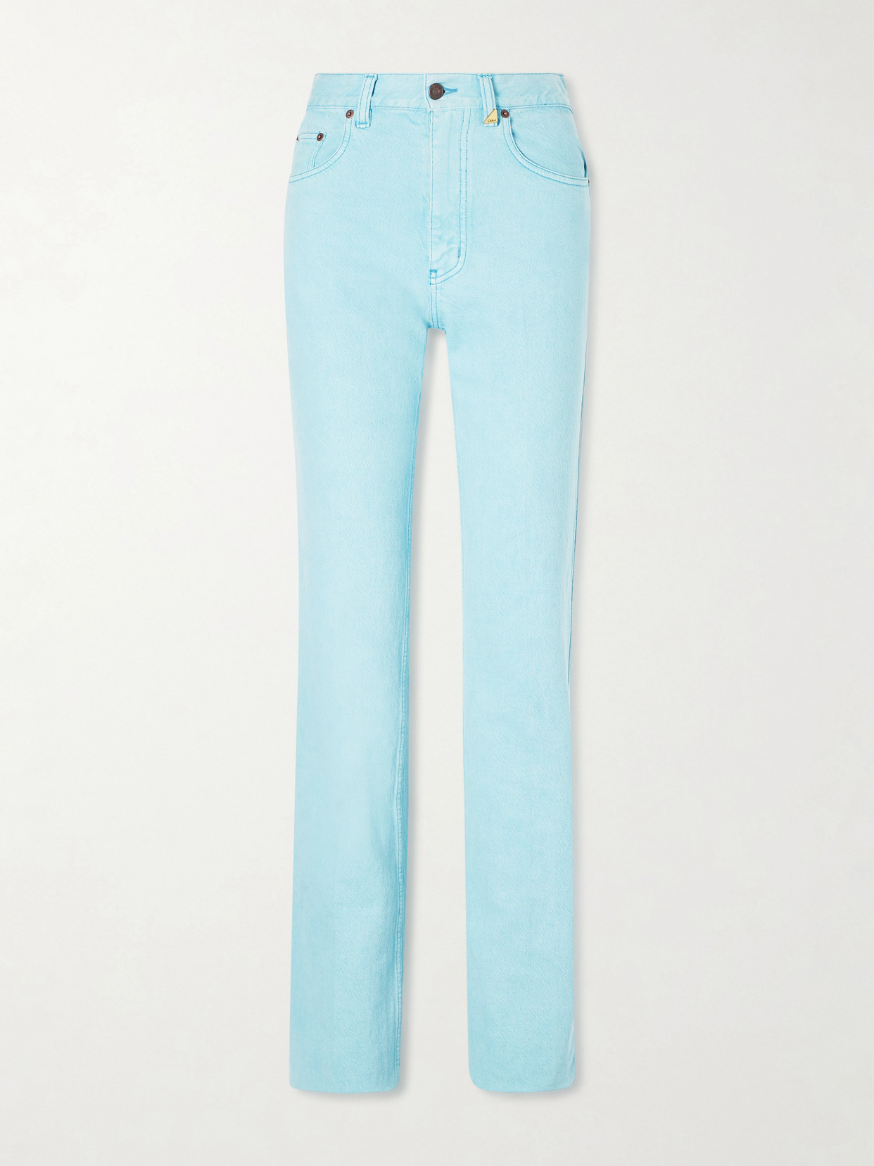 Chloé High-rise Slim-leg Jeans In Blue