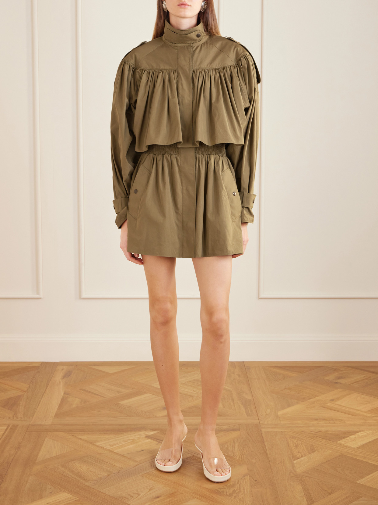 Chloé - Organic Cotton-Poplin Coat