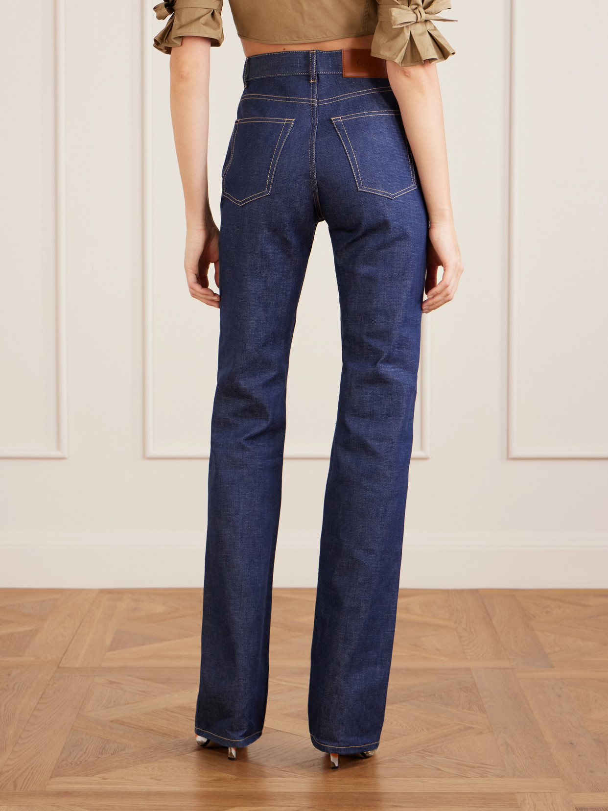 Chloé - High-Rise Slim-Leg Jeans