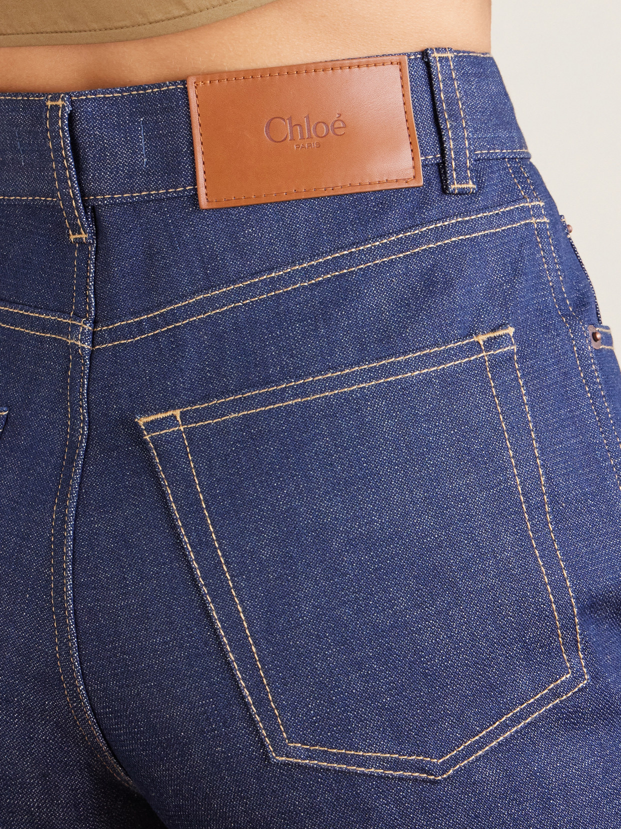 Chloé - High-Rise Slim-Leg Jeans