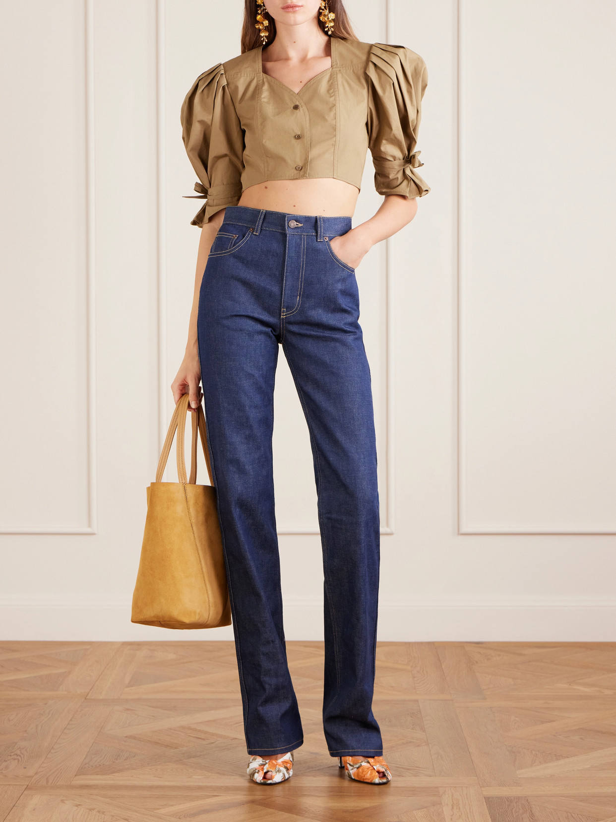 Chloé - High-Rise Slim-Leg Jeans