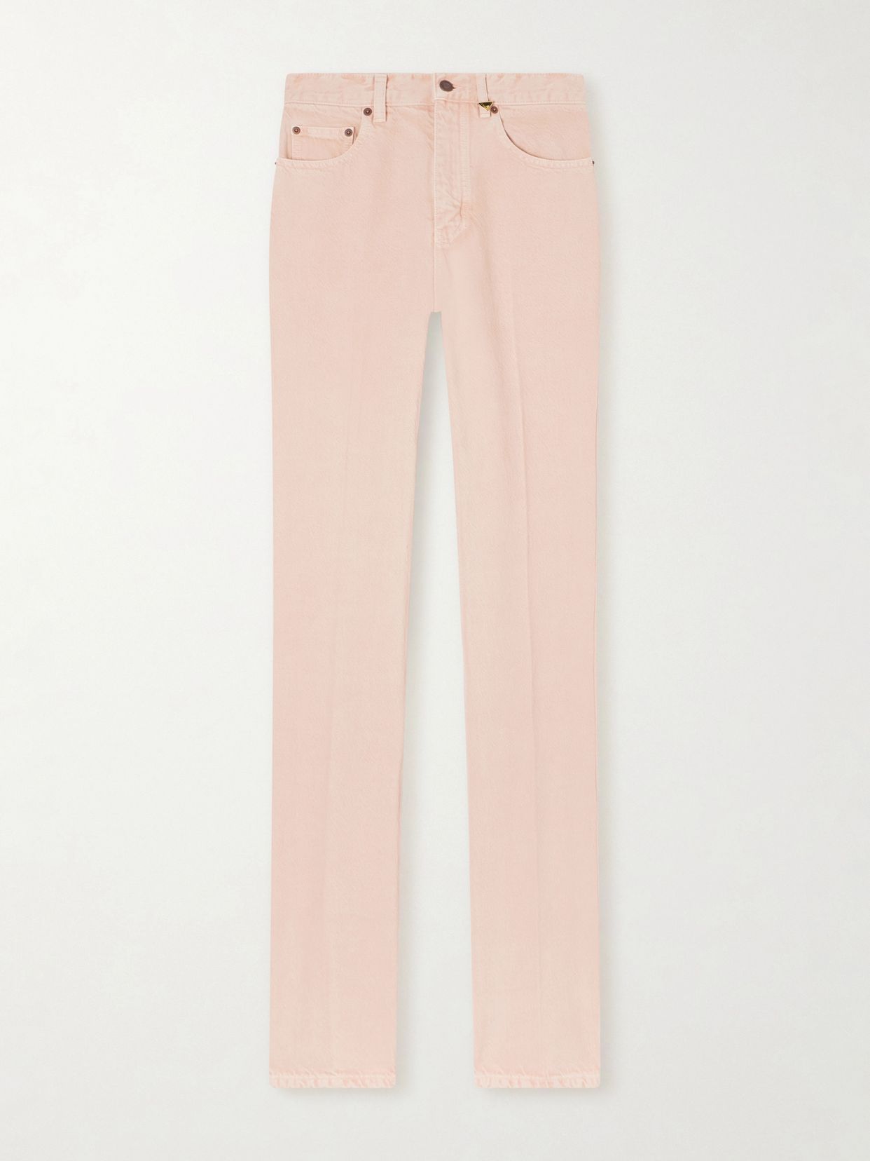 High-rise slim-leg jeans