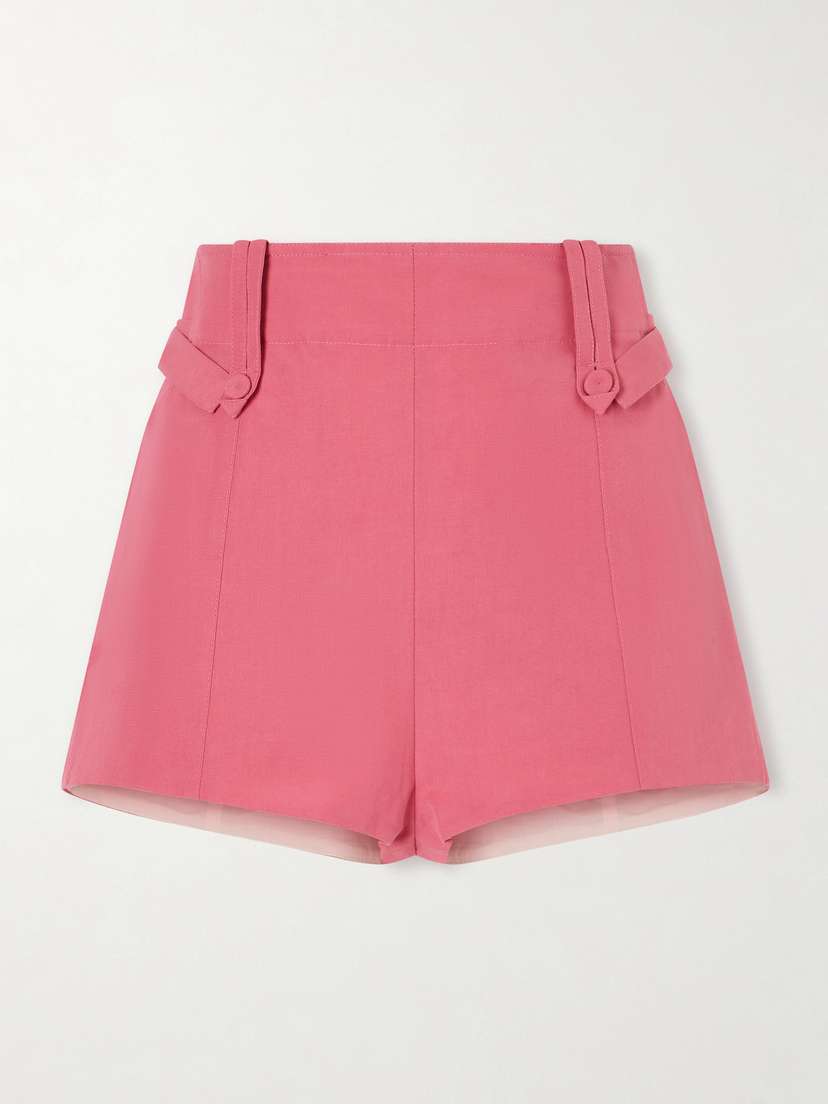 Chloé Linen And Cotton-blend Shorts