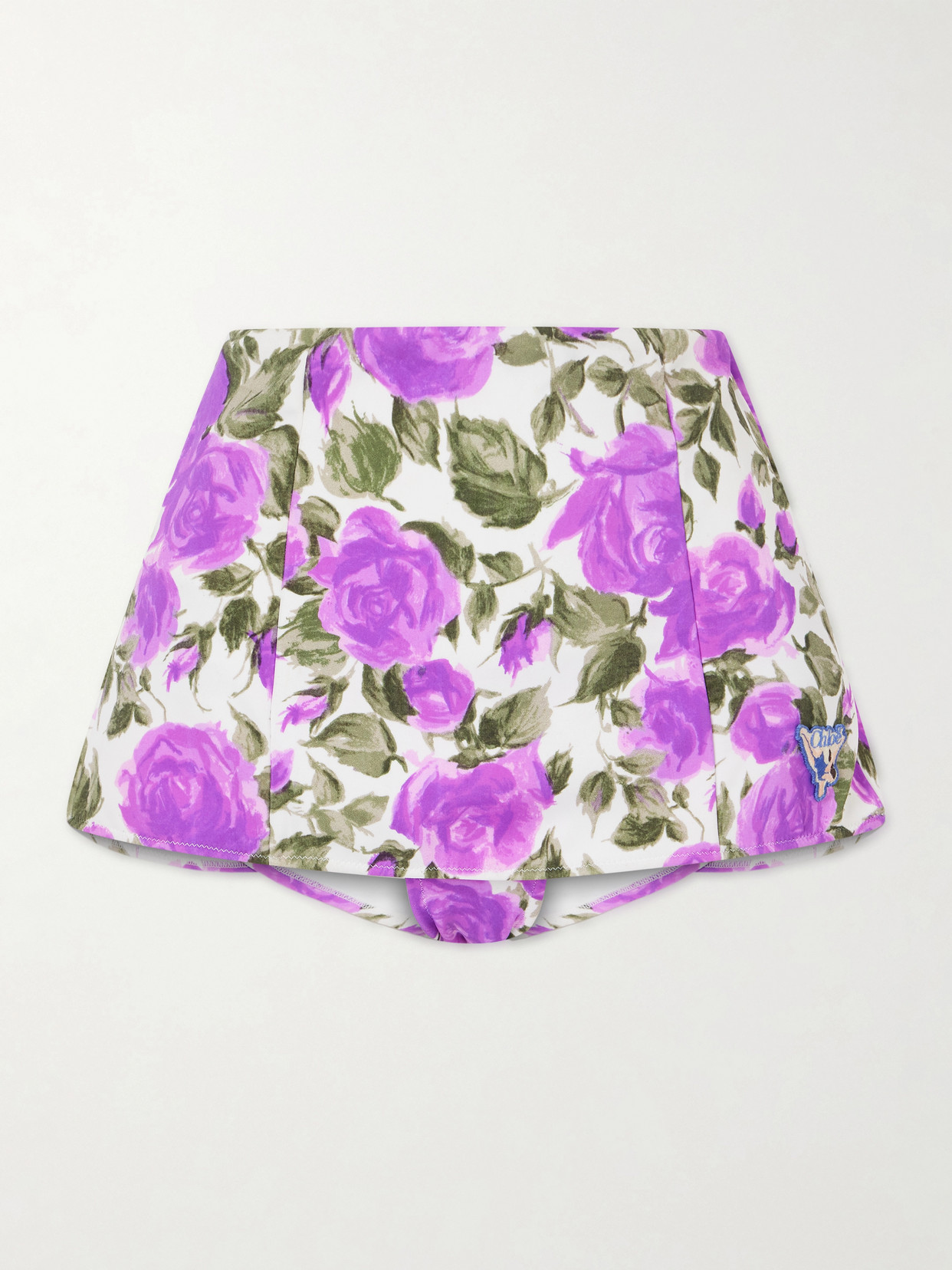 Chloé Floral-print Bikini Briefs In White