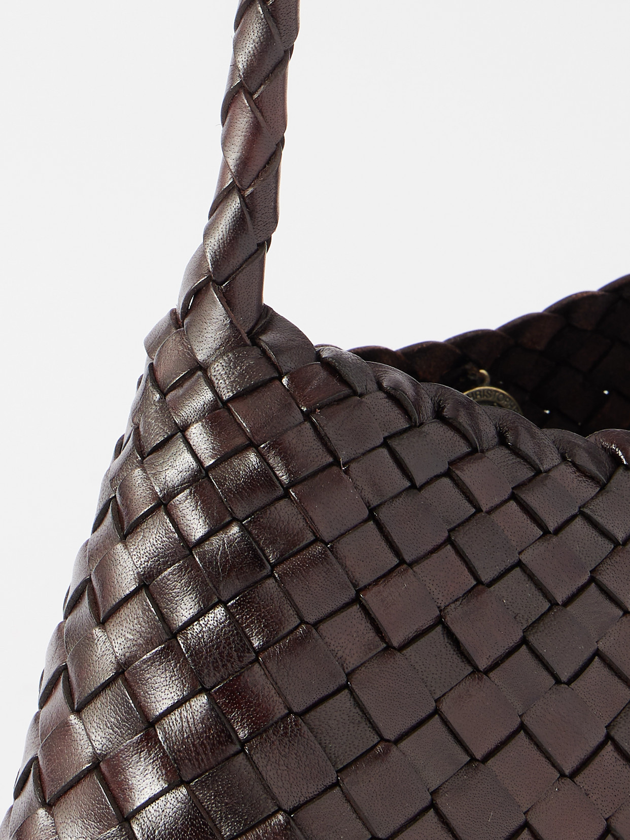 Rosanna Mini Woven Leather Tote