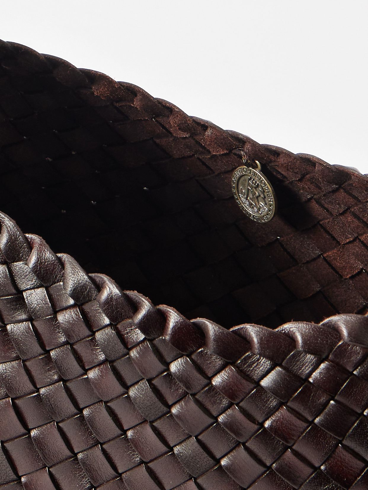 Rosanna Mini Woven Leather Tote