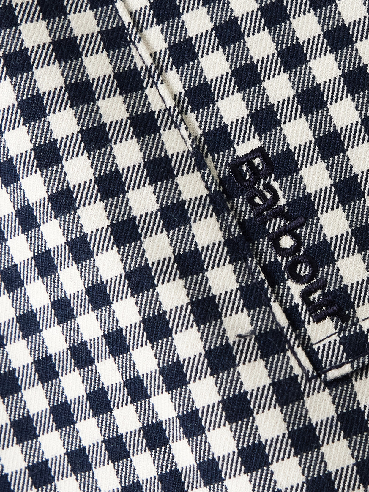 Barbour Bronwyn Showerproof Water Resistant Gingham Jacket In Gray