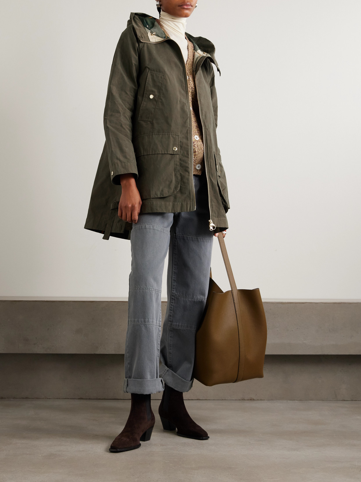 Middlemarch Hooded Cotton-Blend Parka