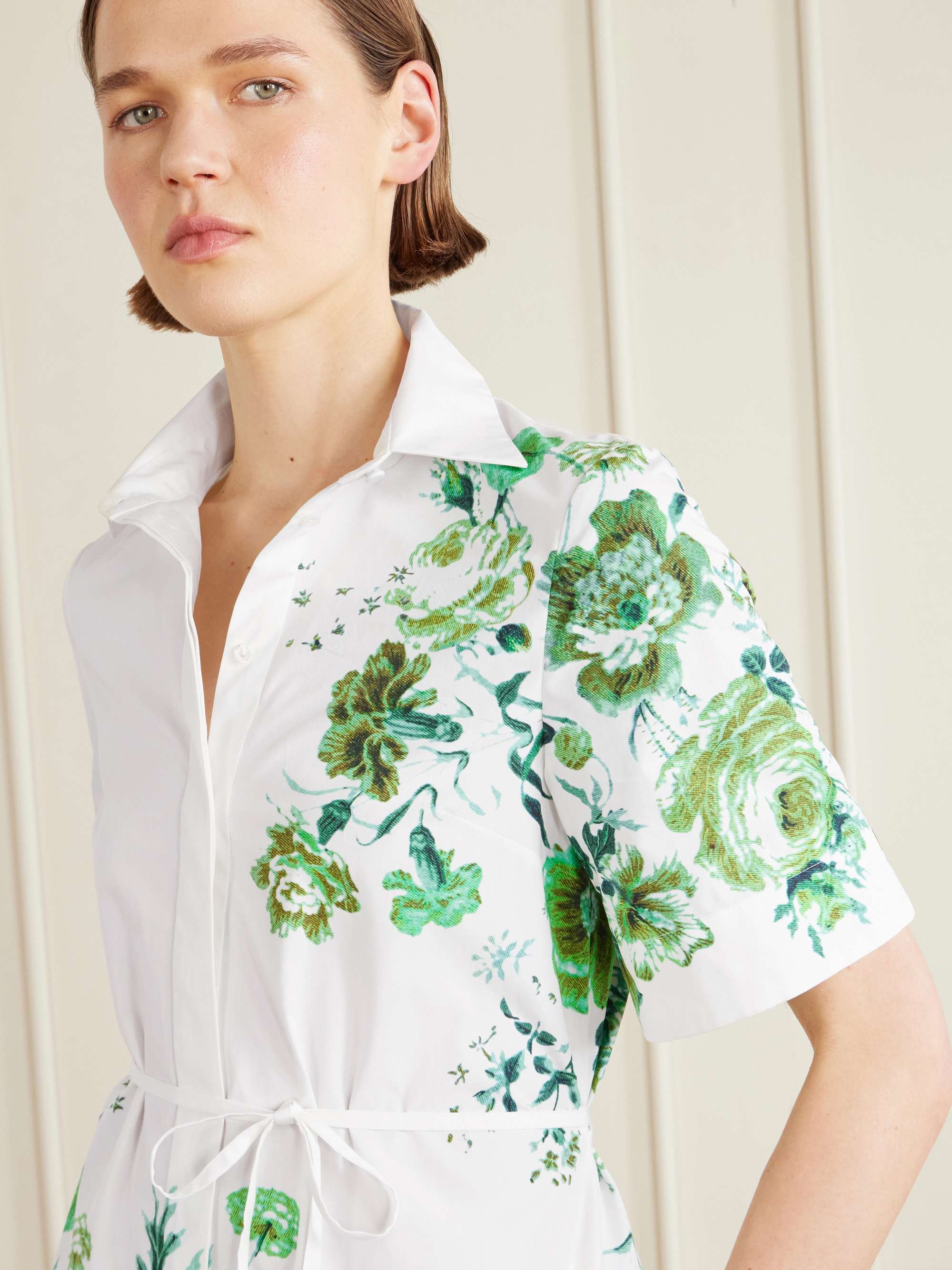 erdem short-sleeve midi dress ERDEM