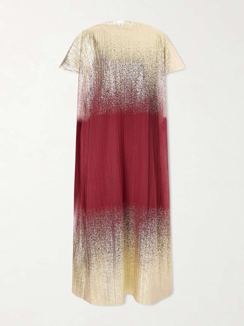 Dima Ayad Metallic Degrade Gown