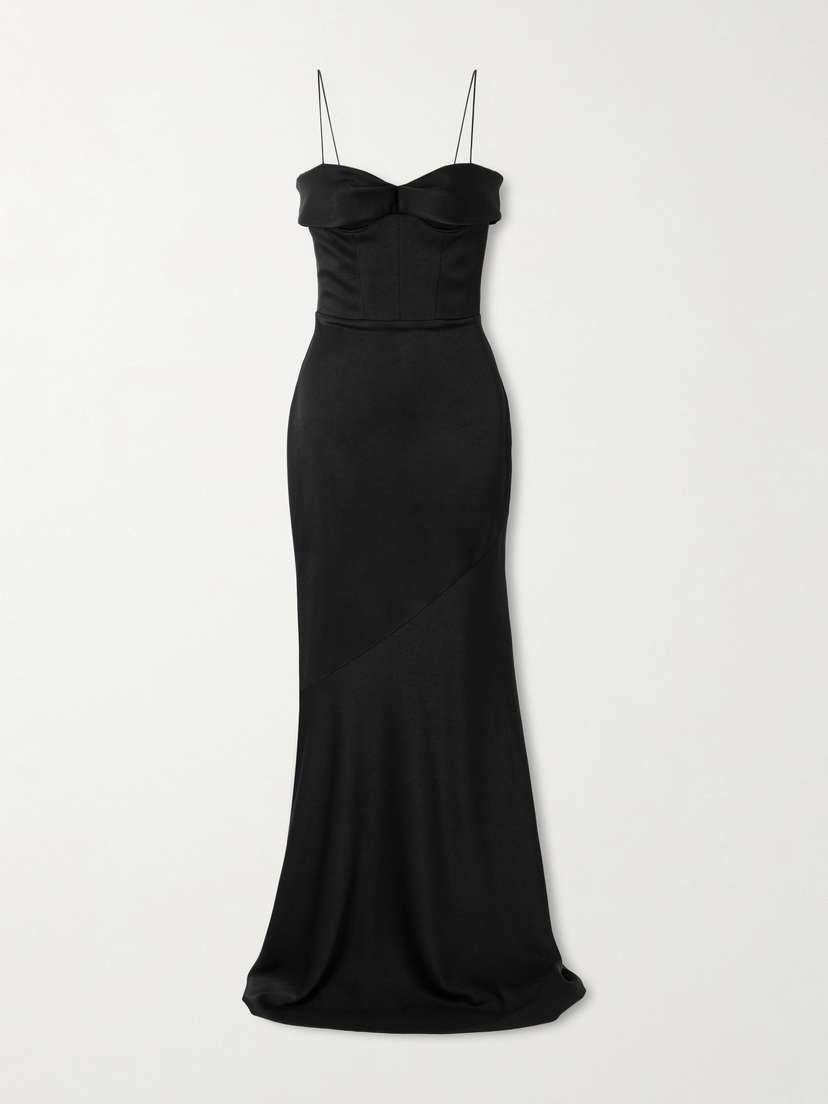 Alex Perry Satin Gown
