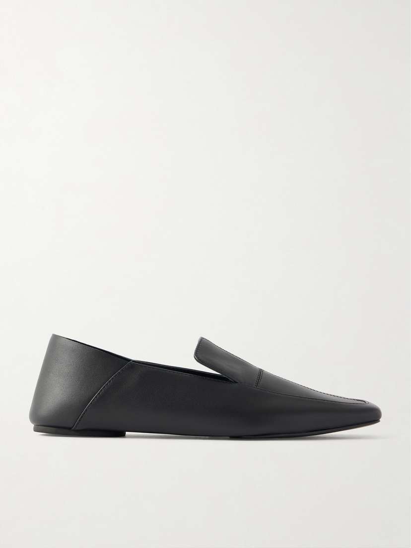 St. Agni Minimal Leather Loafers