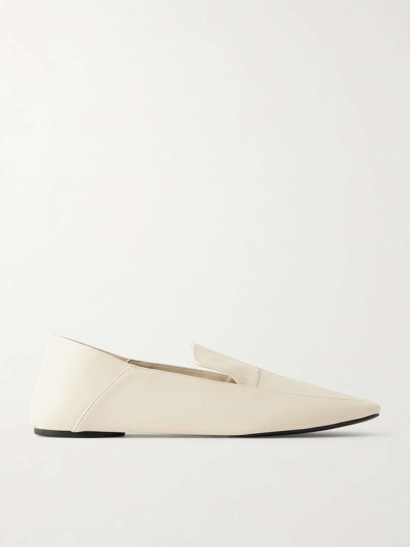 St. Agni Minimal Flat Leather Loafer