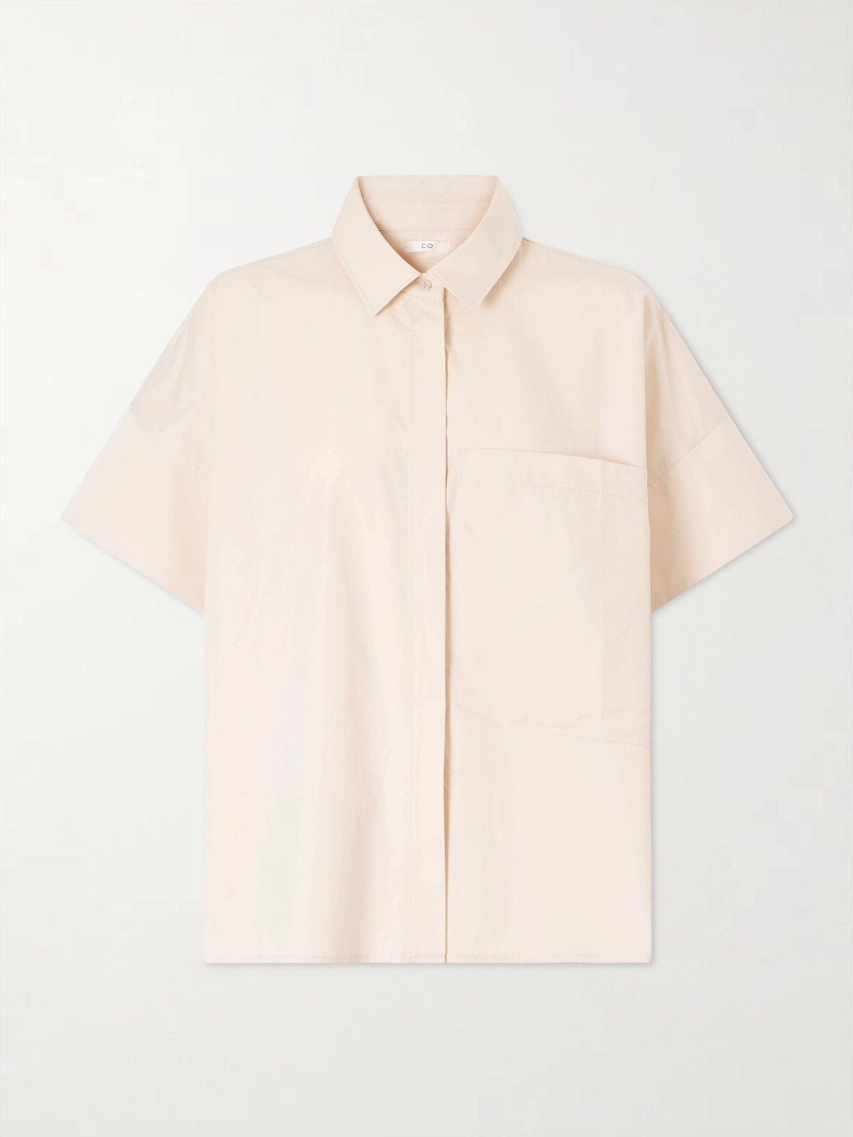 Co Tton-poplin Shirt In Pink