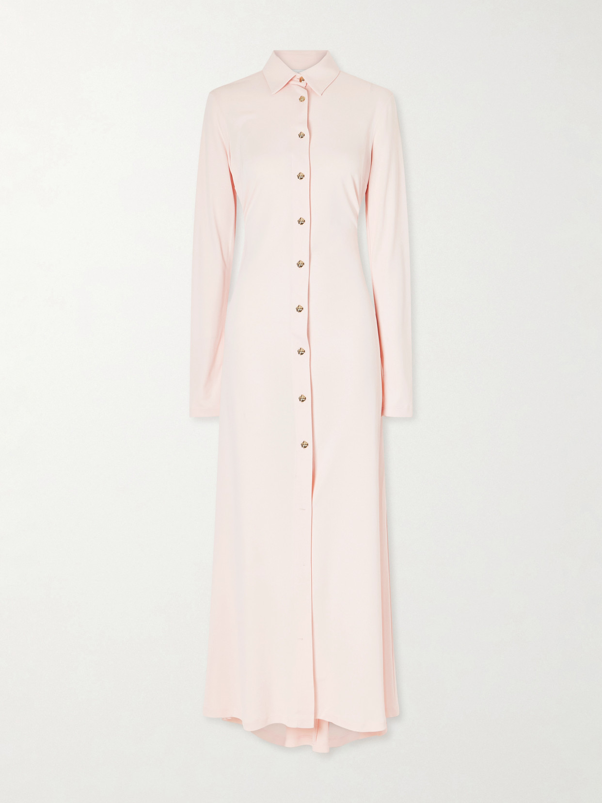 Violante Nessi Deanna Jersey Midi Dress In Pink