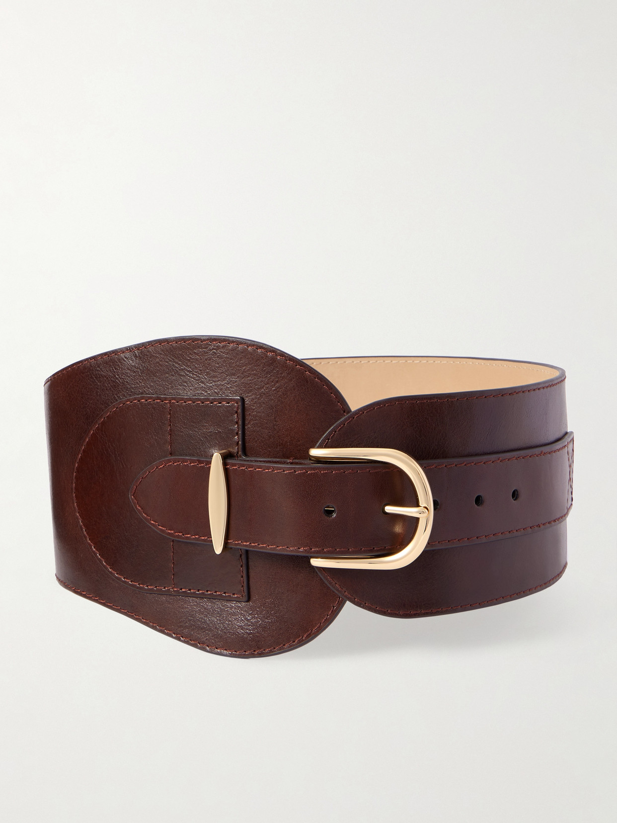 Zimmermann Helix Leather Belt In Brown