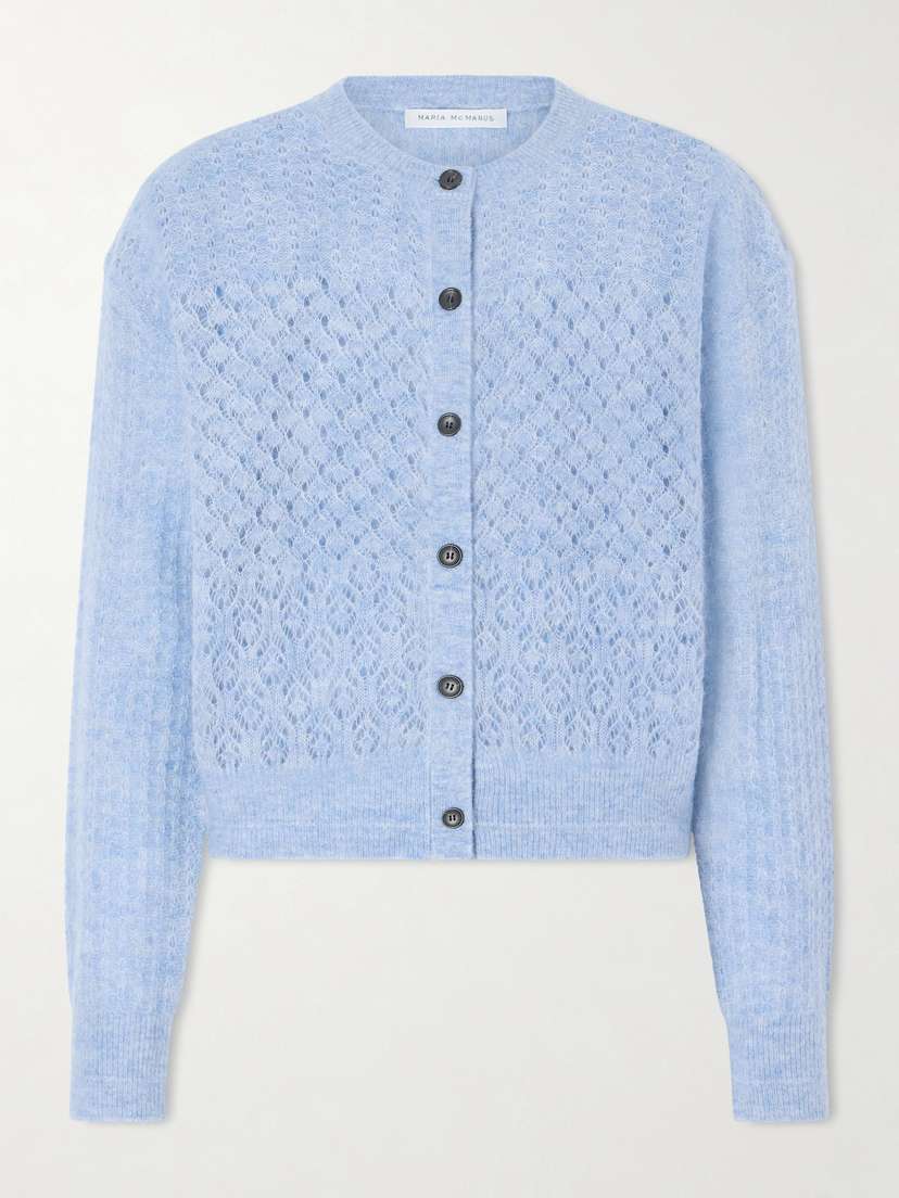Maria McManus Pointelle-knit Cardigan