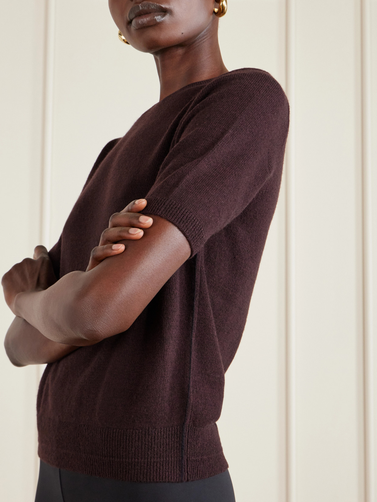 Cashmere And Cotton-Blend Sweater