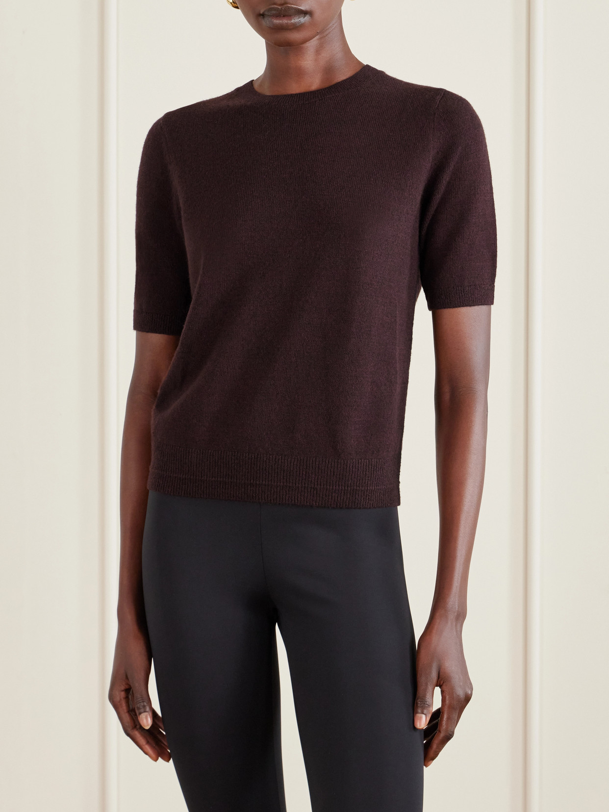 Cashmere And Cotton-Blend Sweater