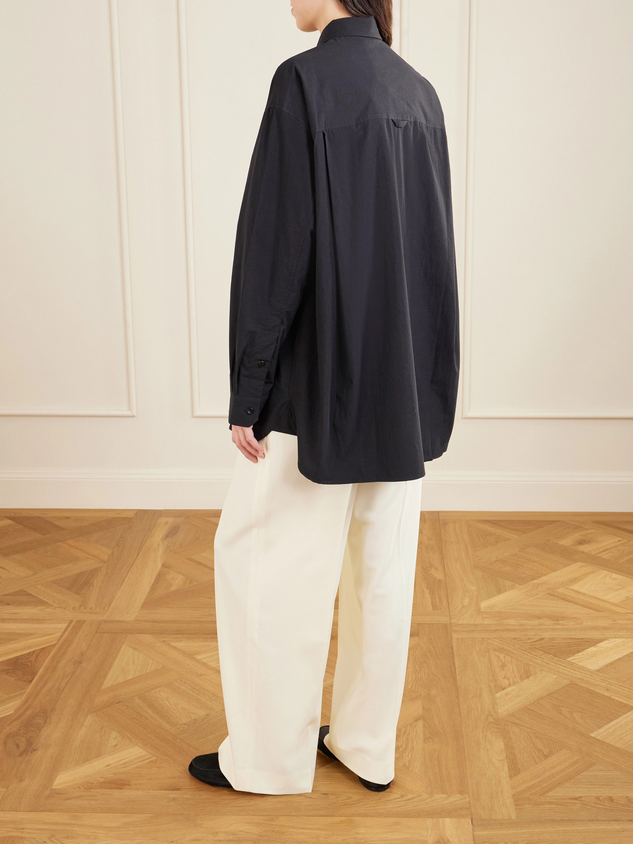 Organic Cotton-Sateen Shirt