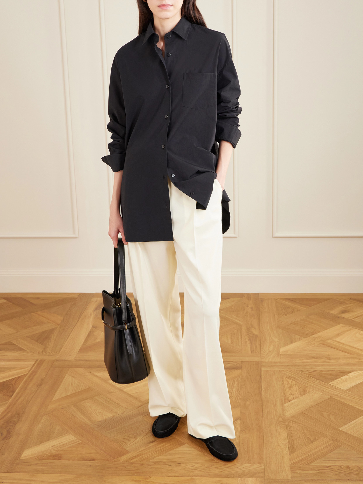 Organic Cotton-Sateen Shirt