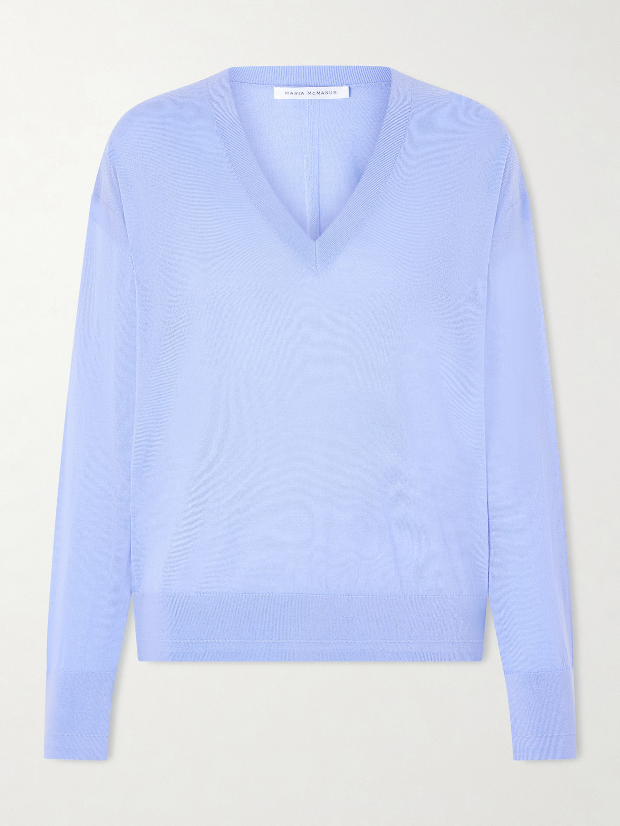 Maria Mcmanus Merino Wool Sweater In Blue