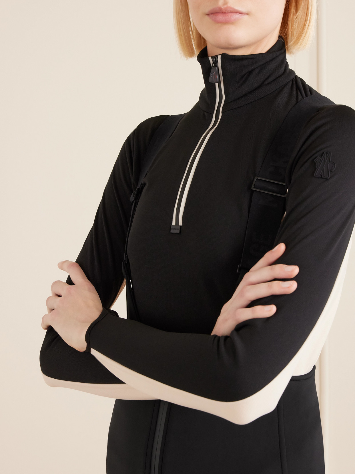 Mackage Gia Stretch Salopettes In Black