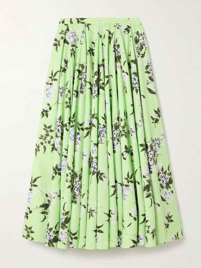 Emilia Wickstead Rhea Floral-print Cotton-poplin Midi Skirt | Thumbnail 5 Emilia Wickstead Rhea Floral-print Cotton-poplin Midi Skirt | Thumbnail 5
