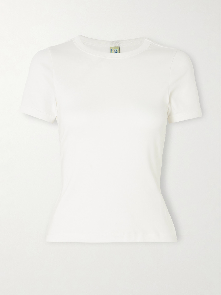 Car ribbed organic cotton-jersey T-shirt, image 2 of 6