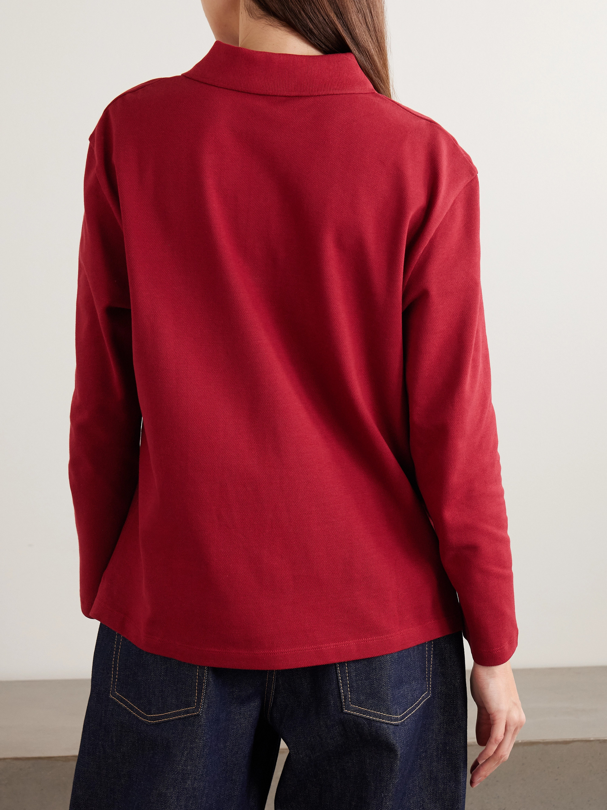 Diana organic cotton-piqué polo shirt — Image 7
