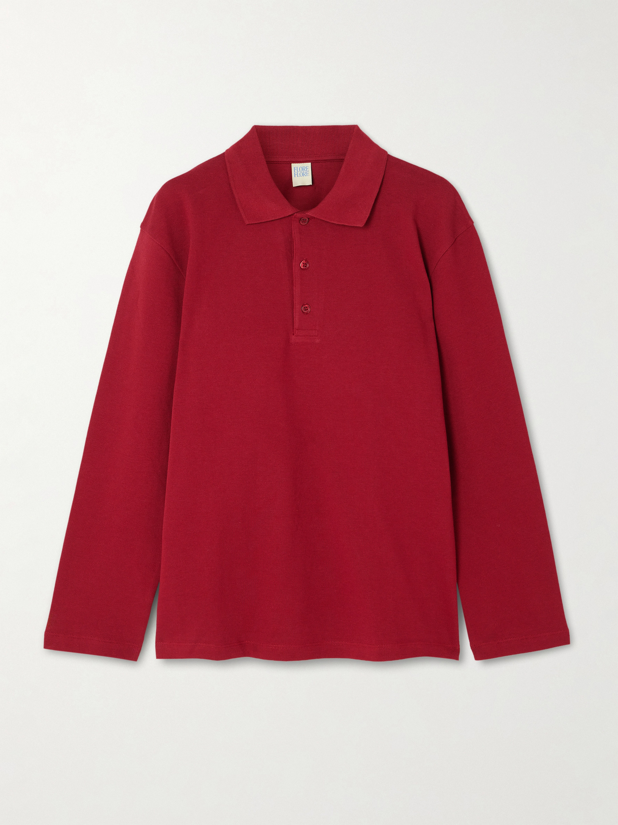 Diana organic cotton-piqué polo shirt — Image 5