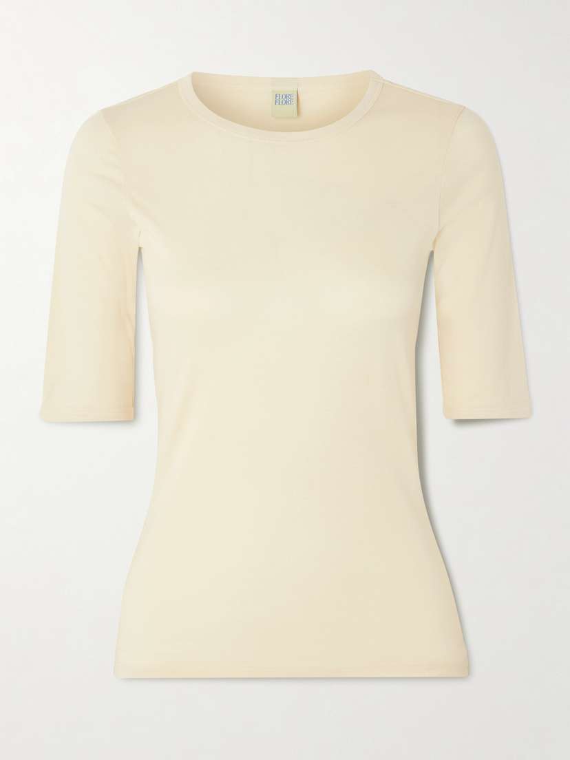 FLORE FLORE Anna Organic Cotton-jersey T-shirt