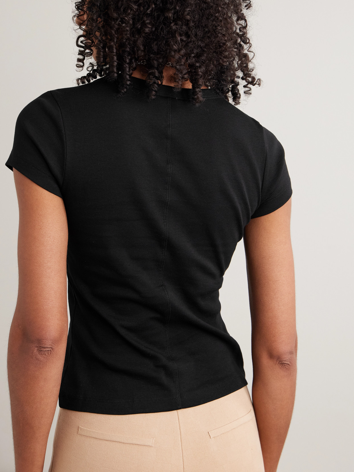Car Baby Tee Ribbed Organic Cotton-Jersey T-Shirt