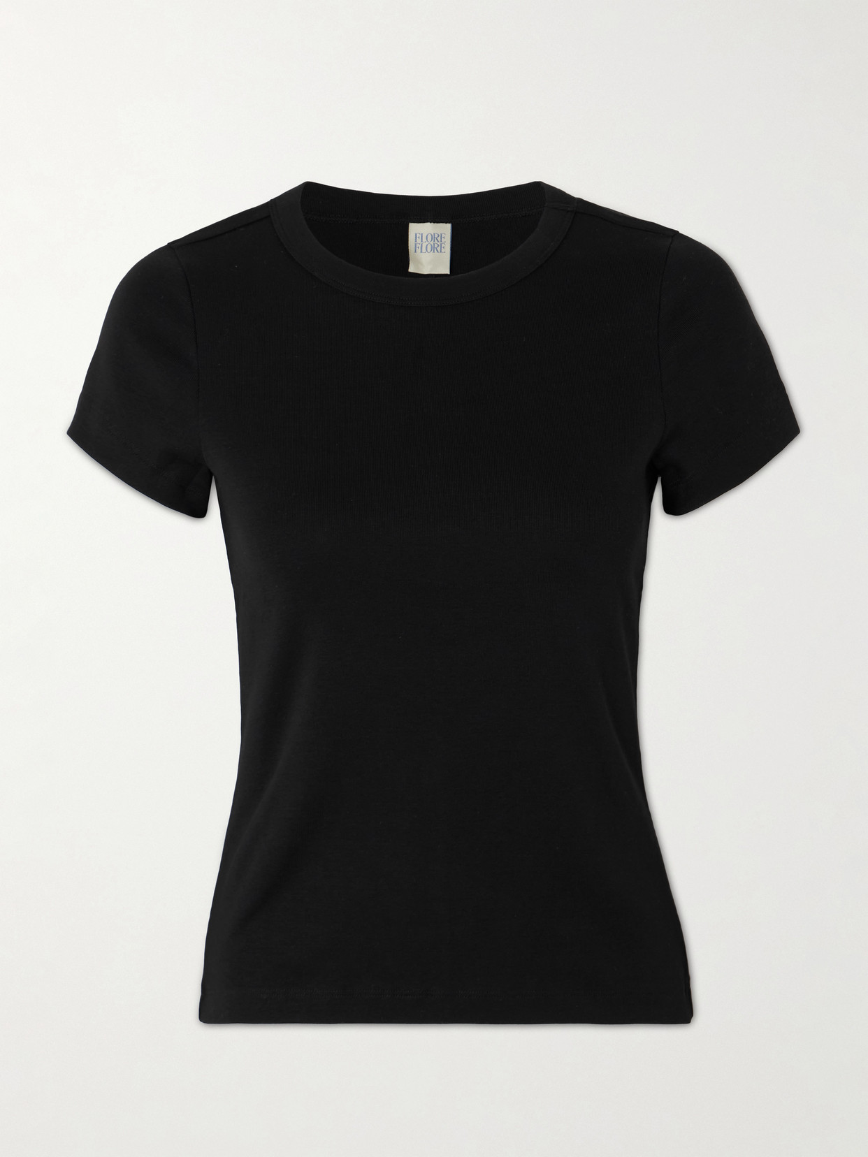 Car Baby Tee Ribbed Organic Cotton-Jersey T-Shirt