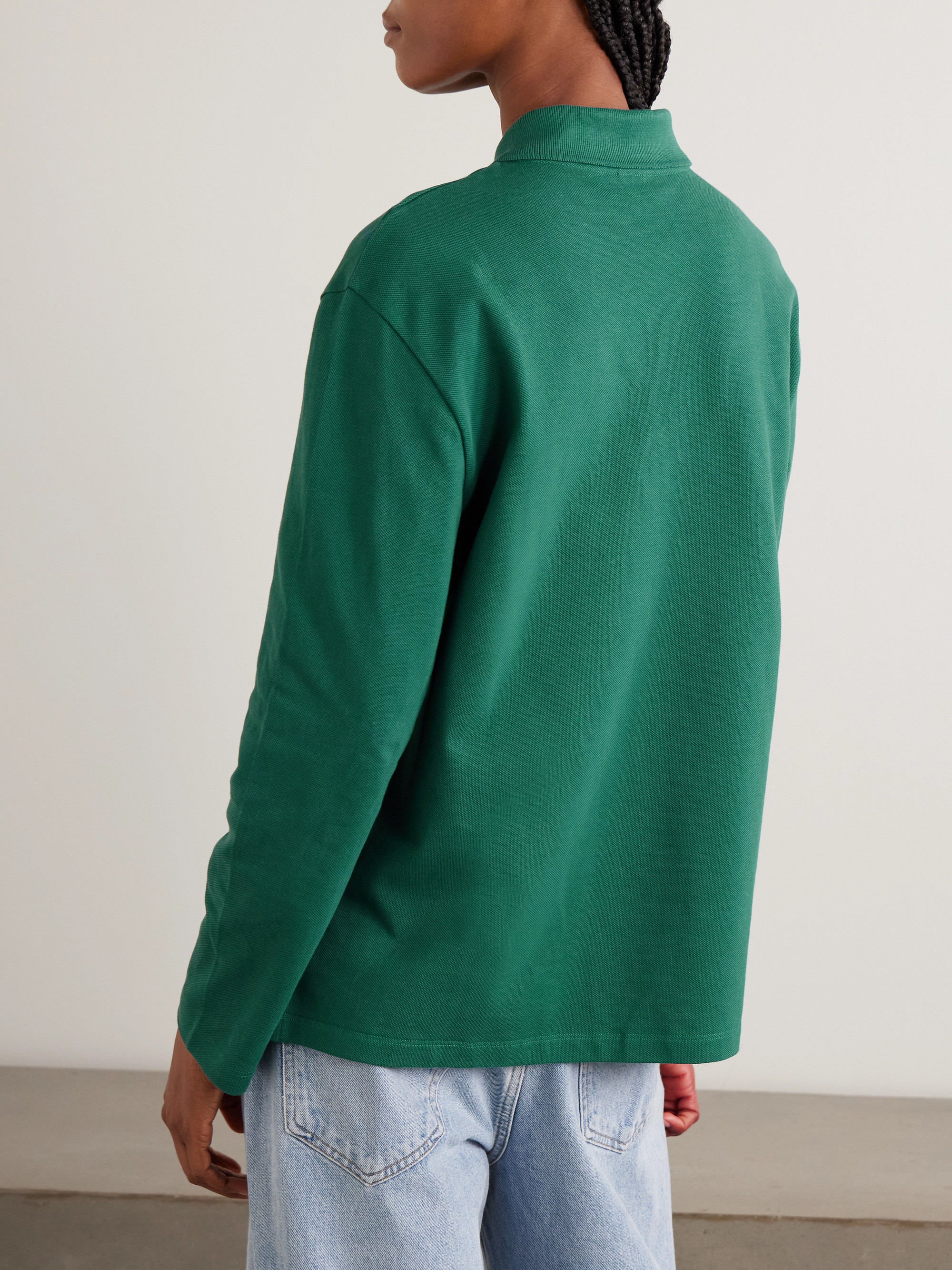 Diana organic cotton-piqué polo shirt — Image 16