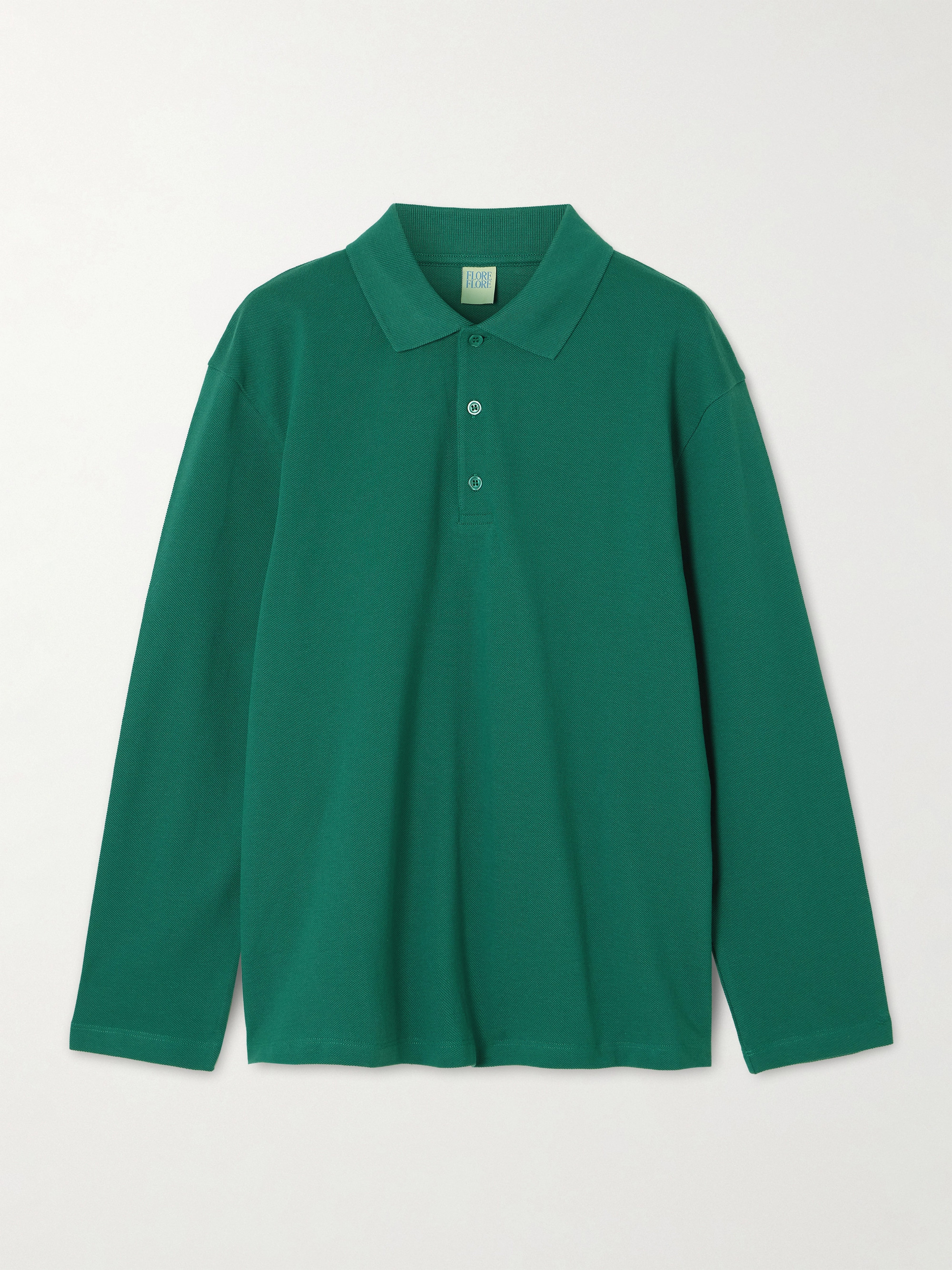 Diana organic cotton-piqué polo shirt — Image 14