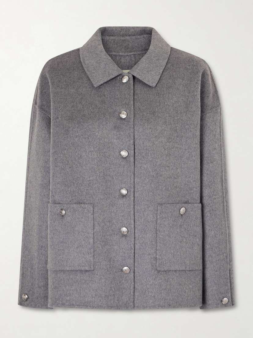 Anine Bing Luca Wool And Cashmere-blend Jacket