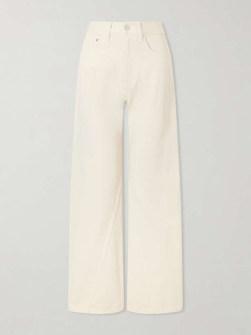 Anine Bing Brie High-rise Wide-leg Jeans